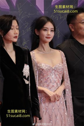 108李一桐 吊带低胸礼服 红毯现场 182张（轻水）